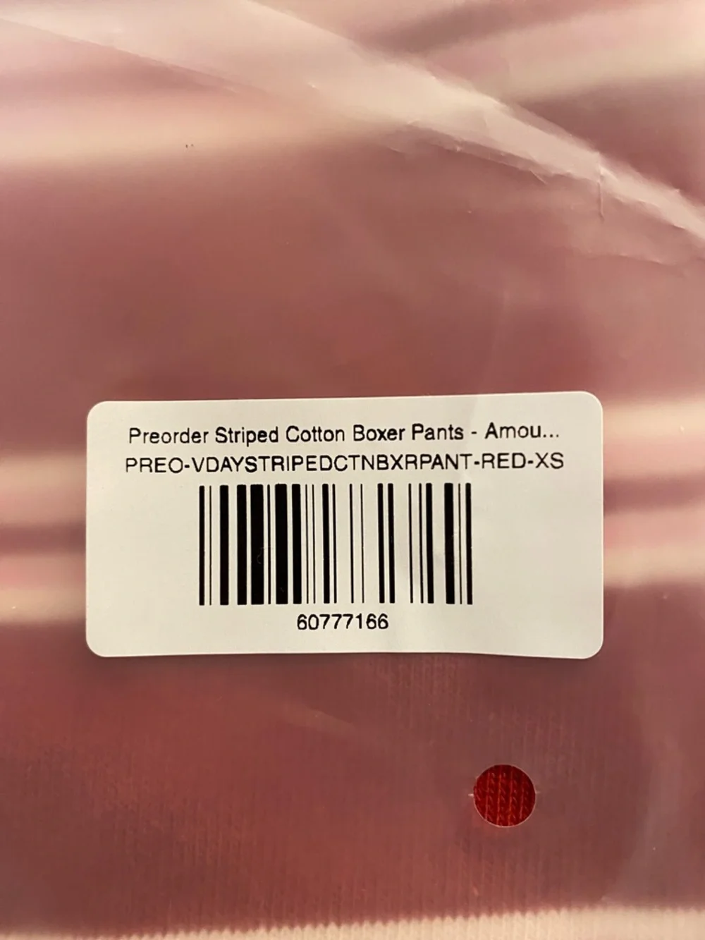 Parke Amour Striped Boxer Pants Size XS - Picture 4 of 6